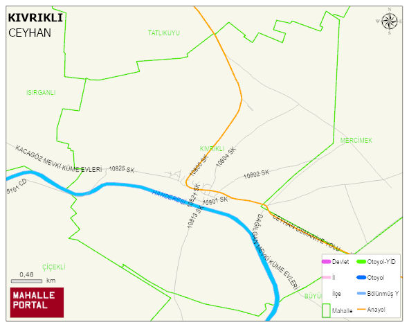 KIVRIKLI Mahallesi Haritası | Güncel Mahalle ve Köy Haritası