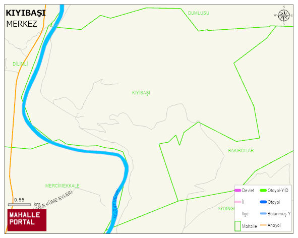 KIYIBAŞI Köyü Haritası | İnteraktif Köy ve Mahalle Sınırları