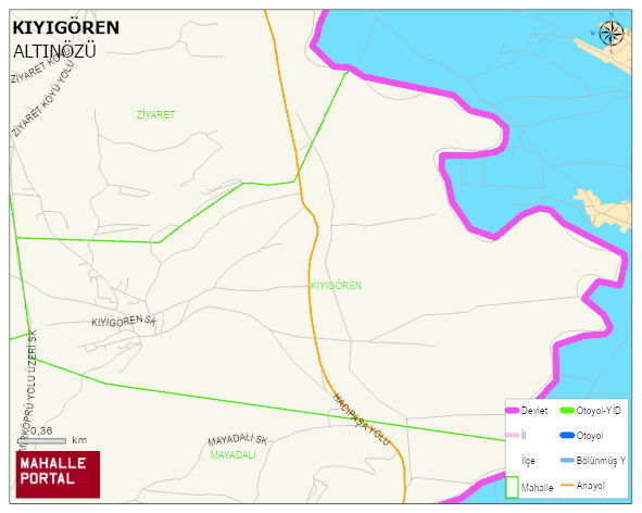 KIYIGÖREN Mahallesi Haritası | Uydu Görüntüsü ve Harita Detayları