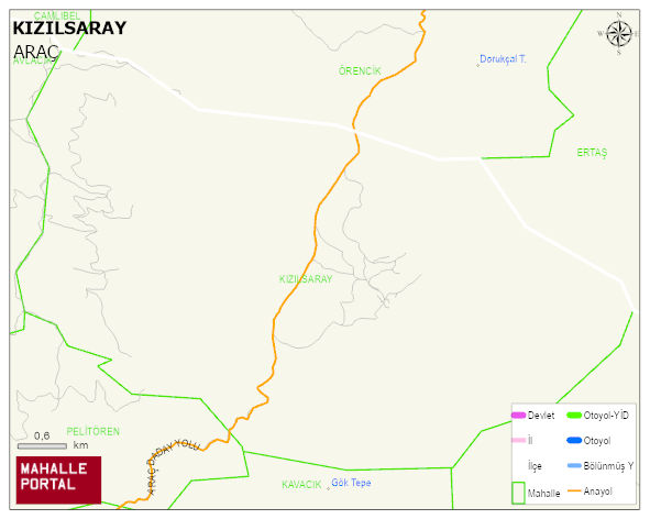 KIZILSARAY Köyü Haritası | Uydu Görüntüsü ve Harita Detayları
