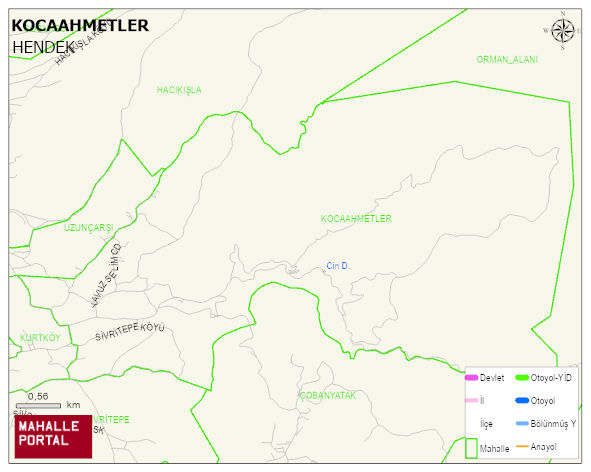 KOCAAHMETLER Mahallesi Haritası | Mahalle Sokak Haritası