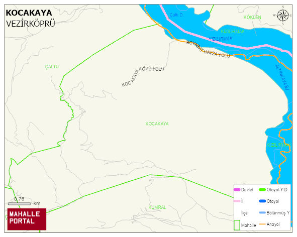 KOCAKAYA Mahallesi Haritası | Sayısal Bölge Görünümü