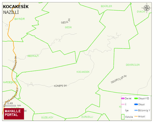 KOCAKESİK Mahallesi Haritası | Mahalle Sokak Haritası