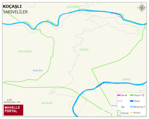 KOÇAŞLI Köyü Haritası | Mahalle Sokak Haritası