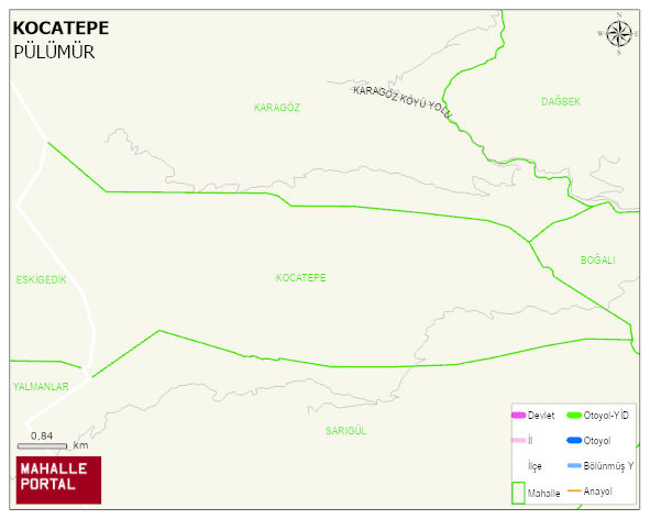 KOCATEPE Köyü Haritası | İnteraktif Köy ve Mahalle Sınırları