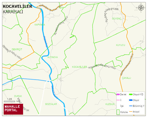 KOCAVELİLER Mahallesi Haritası | Uydu Görüntüsü ve Harita Detayları