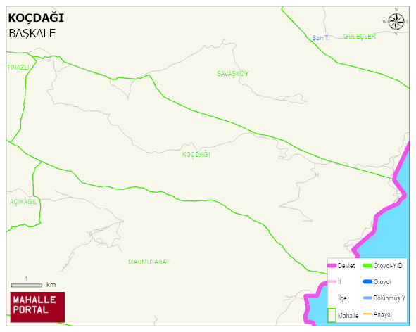 KOÇDAĞI Mahallesi Haritası | Uydu Görüntüsü ve Harita Detayları