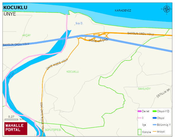 KOCUKLU Mahallesi Haritası | İnteraktif Köy ve Mahalle Sınırları