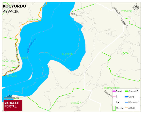 KOÇYURDU Mahallesi Haritası | Mahalle ve Köy Sınırı
