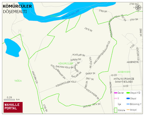 KÖMÜRCÜLER Mahallesi Haritası | Detaylı Köy ve Mahalle Görünümü