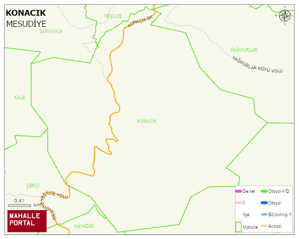 KONACIK Mahallesi Haritası | Uydu Görüntüsü ve Harita Detayları