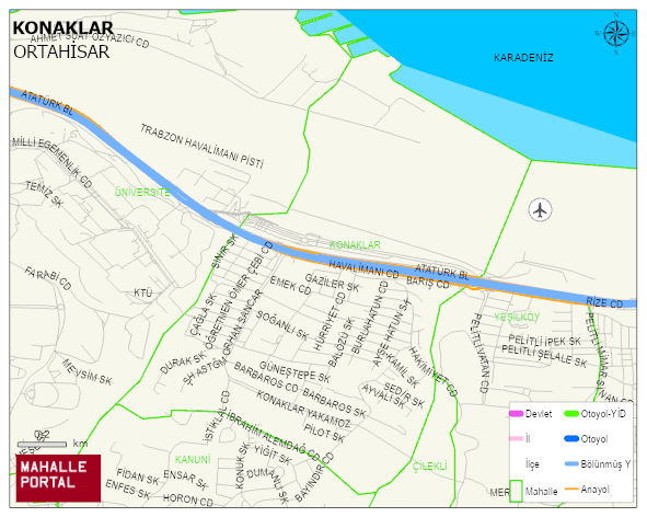 KONAKLAR Mahallesi Haritası | Mahalle Sokak Haritası