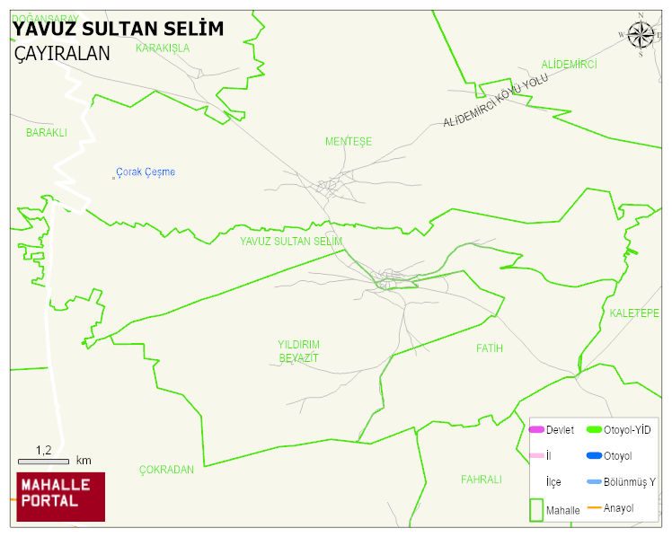 KONUKLAR BELDESİ YAVUZ SULTAN SELİM Mahallesi Haritası | Mahalle Sokak Haritası