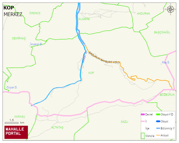 KOP Köyü Haritası | Güncel Mahalle ve Köy Haritası