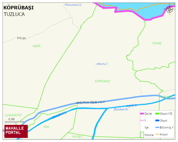 KÖPRÜBAŞI Köyü Haritası | Detaylı Köy ve Mahalle Görünümü
