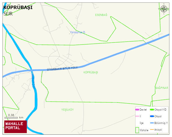 KÖPRÜBAŞI Mahallesi Haritası | İnteraktif Köy ve Mahalle Sınırları