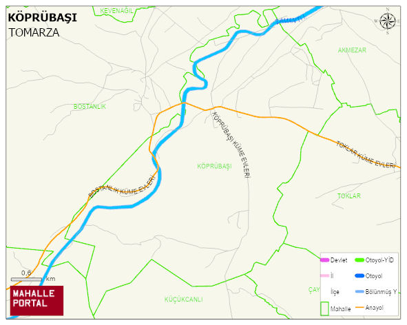 KÖPRÜBAŞI Mahallesi Haritası | Mahalle ve Köy Sınırı