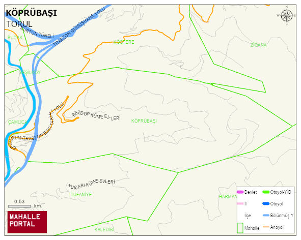 KÖPRÜBAŞI Mahallesi Haritası | Mahalle Sokak Haritası