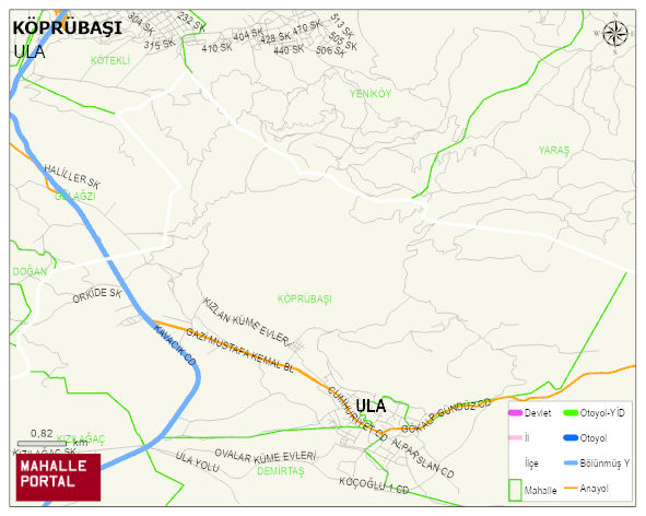 KÖPRÜBAŞI Mahallesi Haritası | Sayısal Bölge Görünümü
