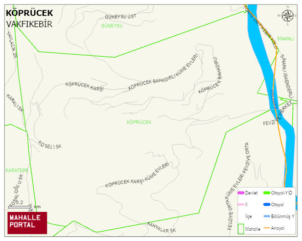 KÖPRÜCEK Mahallesi Haritası | Mahalle Sokak Haritası