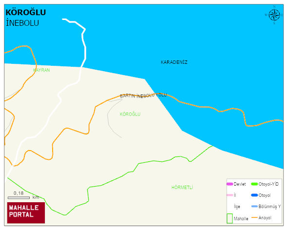 KÖROĞLU Köyü Haritası | Detaylı Köy ve Mahalle Görünümü