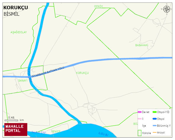 KORUKÇU Mahallesi Haritası | Mahalle Sokak Haritası