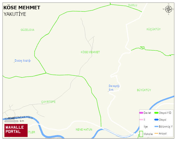 KÖSE MEHMET Mahallesi Haritası | Mahalle Sokak Haritası