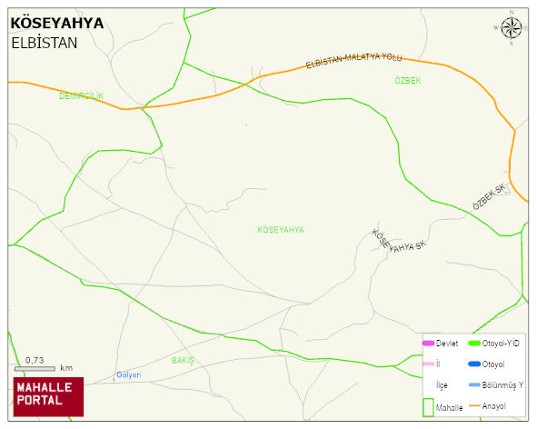 KÖSEYAHYA Mahallesi Haritası | Mahalle ve Köy Sınırı