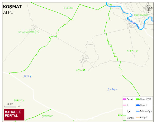 KOŞMAT Mahallesi Haritası | Uydu Görüntüsü ve Harita Detayları