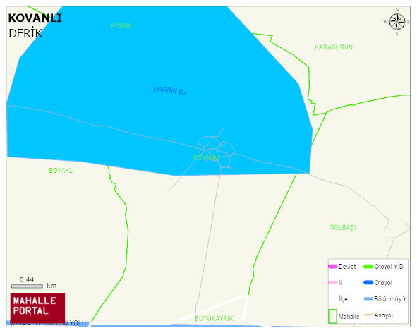 KOVANLI Mahallesi Haritası | İnteraktif Köy ve Mahalle Sınırları