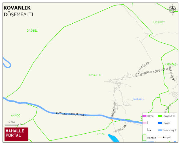 KOVANLIK Mahallesi Haritası | Güncel Mahalle ve Köy Haritası