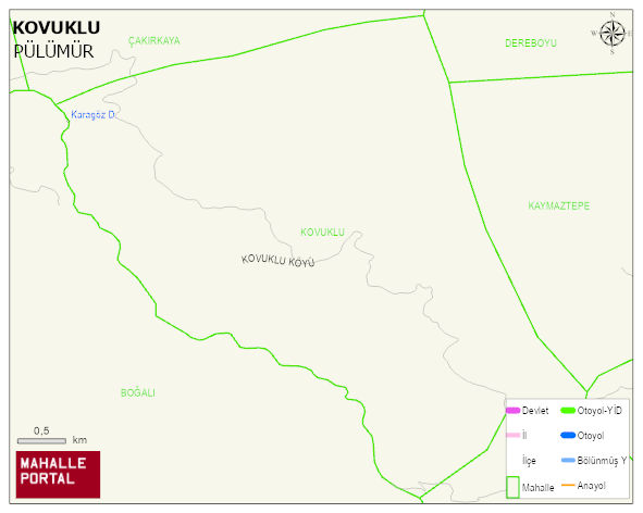 KOVUKLU Köyü Haritası | Mahalle Sokak Haritası