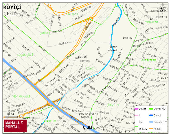 KÖYİÇİ Mahallesi Haritası | Güncel Mahalle ve Köy Haritası