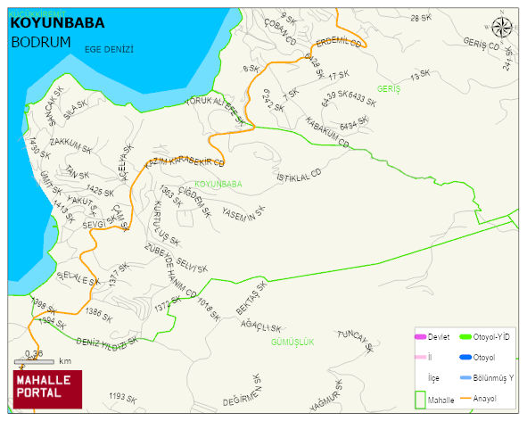 KOYUNBABA Mahallesi Haritası | Mahalle Sokak Haritası