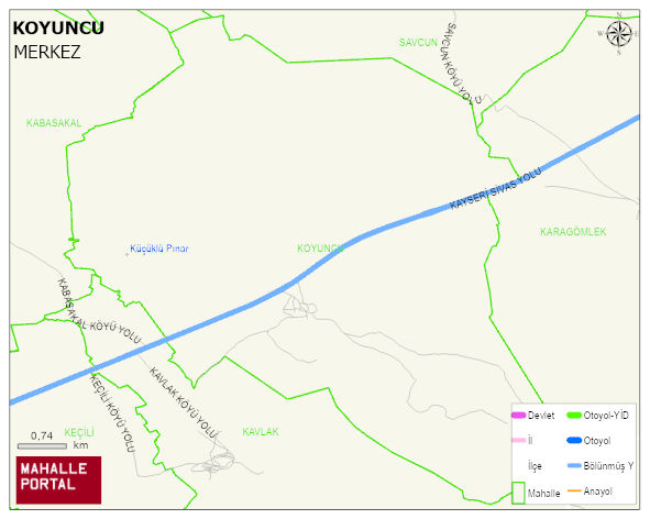 KOYUNCU Köyü Haritası | Mahalle Sokak Haritası