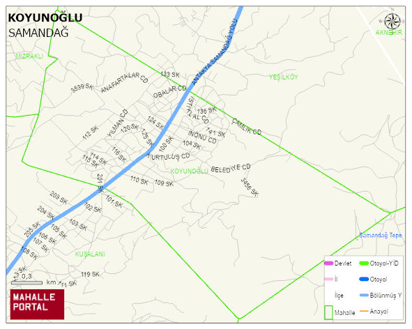 KOYUNOĞLU Mahallesi Haritası | Uydu Görüntüsü ve Harita Detayları