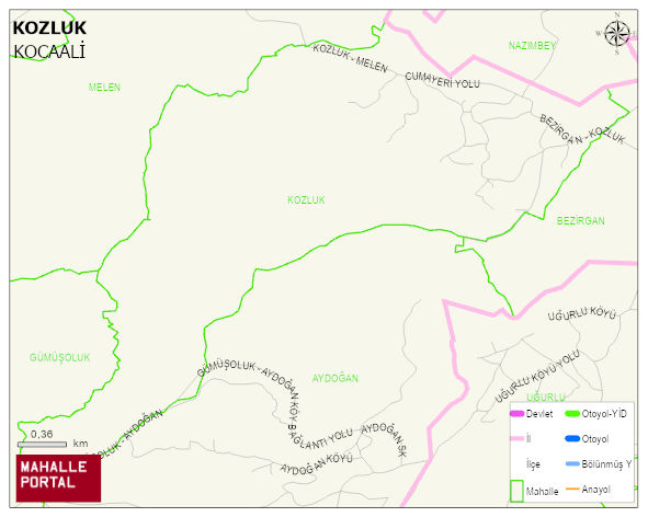 KOZLUK Mahallesi Haritası | Uydu Görüntüsü ve Harita Detayları