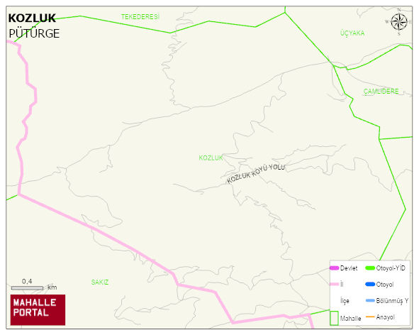 KOZLUK Mahallesi Haritası | Detaylı Köy ve Mahalle Görünümü