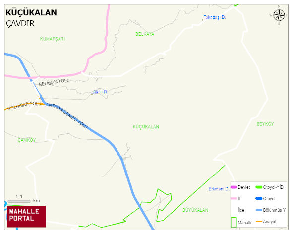 KÜÇÜKALAN Köyü Haritası | Uydu Görüntüsü ve Harita Detayları