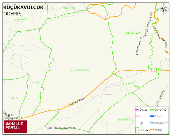 KÜÇÜKAVULCUK Mahallesi Haritası | Uydu Görüntüsü ve Harita Detayları