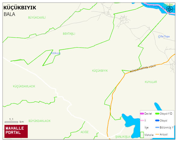 KÜÇÜKBIYIK Mahallesi Haritası | Güncel Mahalle ve Köy Haritası
