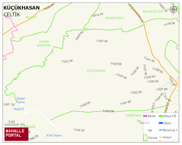 KÜÇÜKHASAN Mahallesi Haritası | Mahalle Sokak Haritası