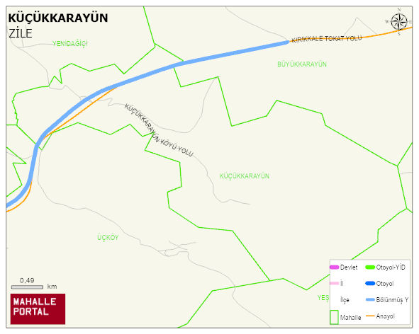 KÜÇÜKKARAYÜN Köyü Haritası | Güncel Mahalle ve Köy Haritası