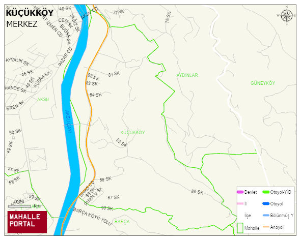 KÜÇÜKKÖY Mahallesi Haritası | İnteraktif Köy ve Mahalle Sınırları