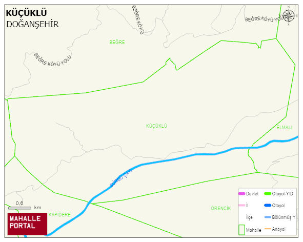 KÜÇÜKLÜ Mahallesi Haritası | İnteraktif Köy ve Mahalle Sınırları