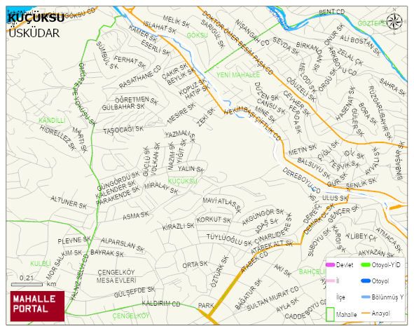 KÜÇÜKSU Mahallesi Haritası | Detaylı Köy ve Mahalle Görünümü