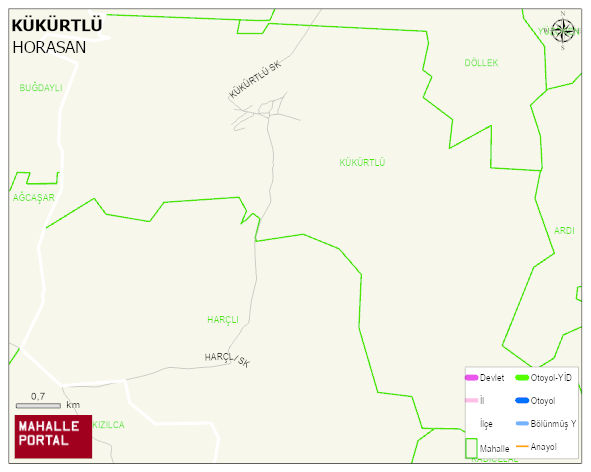 KÜKÜRTLÜ Mahallesi Haritası | İnteraktif Köy ve Mahalle Sınırları