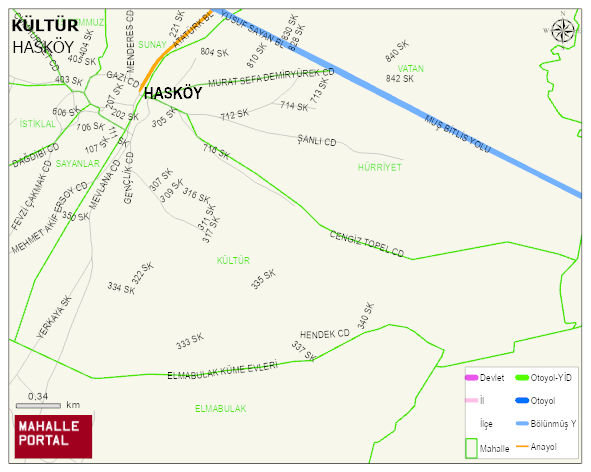 KÜLTÜR Mahallesi Haritası | İnteraktif Köy ve Mahalle Sınırları