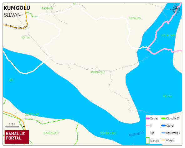 KUMGÖLÜ Mahallesi Haritası | Detaylı Köy ve Mahalle Görünümü