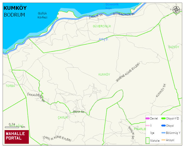 KUMKÖY Mahallesi Haritası | İnteraktif Köy ve Mahalle Sınırları